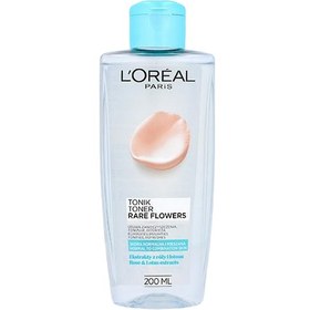 تصویر لورآل تونر پاک کننده پوست نرمال تا مختلط گلهای کمیاب 200 میل LOREAL 