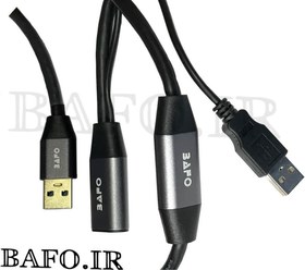 تصویر کابل افزایش یو اس بی بافو اکتیو مدل USB3 EXTENTION BAFO 15M BF-4002 