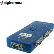 تصویر سوئیچ 4 پورت KVM پی نت مدل اتوماتیک P-net FJ-K104 2Port KVM Switch