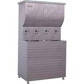 تصویر آبسردکن 4 شیر استیل الکترواستیل مدل ایستاده ES108 Water Cooler Four Juice