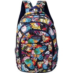 تصویر کیف مدرسه دخترانه اسپرت مدل فضایی 