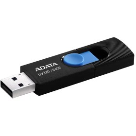 تصویر فلش A-DATA UV320 64G USB3.2(رنگ آبی مشکی) 