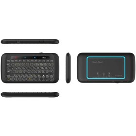 تصویر مینی کیبورد بی‌ سیم همراه با تاچ‌ پد اچ‌20 مدل DK1 ا H20 DK1 Wireless Mini Keyboard with Touchpad H20 DK1 Wireless Mini Keyboard with Touchpad