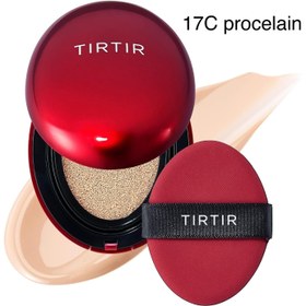 تصویر کوشن قرمز تیر تیر | TIRTIR Mask Fit Red Cushion Foundation - 17C Porcelain TIRTIR Mask Fit Red Cushion Foundation