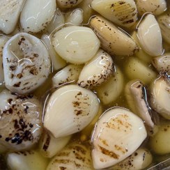 تصویر ترشی سیر کبابی روغنی پت تالو 