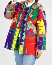 تصویر کت وینتیج تکه‌دوزی طرح ۳ 