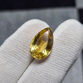 تصویر نگین سنگ هانی کوارتز معدنی آفریقایی ۹ قیراط کد 34035 