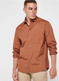 تصویر پیراهن معمولی فیت اساسی برند mango man Essential Regular Fit Shirt