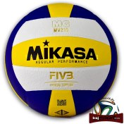 تصویر توپ والیبال میکاسا مدل MV210 سایز ۵ چرم مصنوعی 