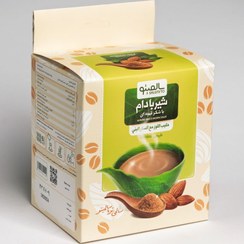 تصویر شیربادام شکر قهوه ای 