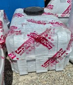 تصویر تانکر آب مخزن آب 1000 لیتری مکعب افقی سه لایه 