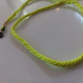 تصویر بند عینک ساده سبز فسفری کد ۱۰۱۳ 