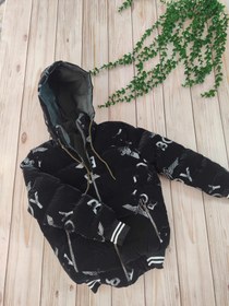 تصویر کاپشن بچگانه سیلیکونی مدل حروف انگلیسی - سبز زیتونی / 1 