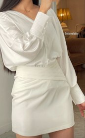 تصویر شومیز نیسا نادری مچ بلند Nisa Naderi Chemise (high cuff)