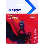 تصویر فلش مموری پرتک 32 گیگابایت ا Flash Drive PRETEC 32GB i-Disk PREMIER