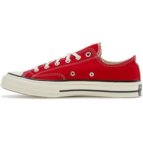 تصویر کفش کانورس آل استار 1970 قرمز ساق کوتاه Converse all Star 1970 Low Red 