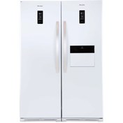 تصویر یخچال فریزر دوقلو هیمالیا مدل رومانو پلاس + NR440R+ / NF280R Himilia Twin Refrigerator Freezer Romano Plus