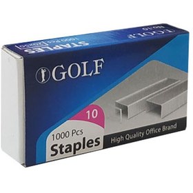 تصویر سوزن منگنه گلف GOLF سایز 10 بسته 1000 عددی GOLF Staples no.10 1000pcs