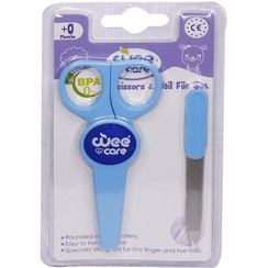 تصویر ست قیچی و سوهان وی کر کد 807 مناسب کودکان - رنگ: صورتی Wee Care Nail Clipper Offers Code 807