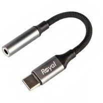 تصویر تبدیل Type-c به AUX رویال RAC-115 Convert Type-c to AUX Royal RAC-115