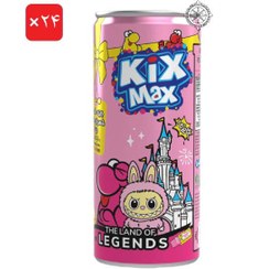 تصویر نوشیدنی کیکس مکس با طعم آدامس بادکنکی بسته ۲۴ عددی 