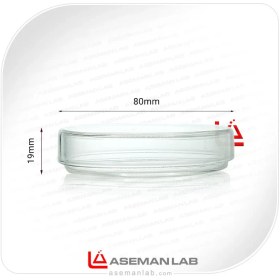 تصویر پتری دیش شیشه ای محیط کشت 