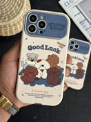 تصویر قاب موبایل آیفون سگ های پودل شجاع 