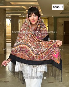 تصویر روسری ترکمنی طرح ایتالیایی 