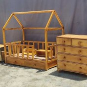 تصویر میز ناهارخوری چوبی - کد 92 