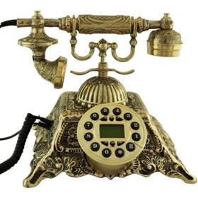 تصویر تلفن برنزی مدل حرمی 