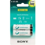 تصویر باتری قلمی قابل شارژ سونی مدل NH-AA-B2KN 2700 بسته 2 عددی ا Sony NH-AA-B2KN Rechargeable AA Battery - Pack of 2 Sony NH-AA-B2KN Rechargeable AA Battery - Pack of 2