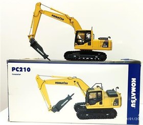 تصویر ماکت فلزی بیل پیکور کوماتسو komatsu pc210 