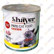 تصویر کنسرو گربه شایر با طعم مرغ وزن 800 گرم Shayerpet Chicken 800gr