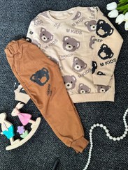 تصویر بلوز شلوار پسرانه مدل خرسی سایز ۴۵ تا ۵۵ 