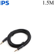 تصویر کابل AUX فیلیپس 1.5 متری مدل SWR21025/93 – دو سر 3.5 میلی‌متری نری 