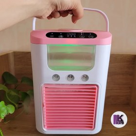 تصویر کولر رومیزی شارژی مدل K918 با مه پاش 