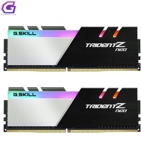 تصویر رم جی اسکیل (2x32GB) G.Skill Trident Z Neo DDR4-3600 CL18 64GB - کار کرده تمیز 