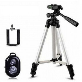 تصویر سه پایه عکاسی dk3888 تریپاد tripod(پایه نگهدارنده گوشی موبایل فیلم برداری عکاسی دوربین همسفر منوپاد مونوپاد طرح و مدل) 