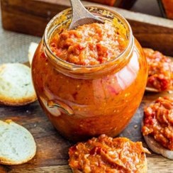 تصویر سس بادمجون و سیر تخمیرشده SOS BADEMJAN & SIR