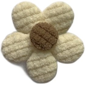 تصویر تکه دوزی طرح گل رنگی 