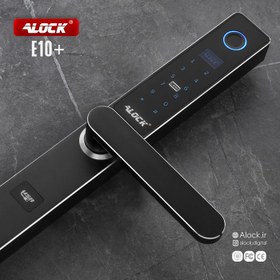 تصویر قفل دیجیتال ALOCK مدل +E10 و E10 - آفلاین / سیلور 