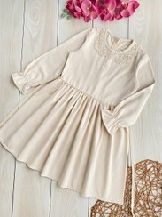 تصویر ست پیراهن و جلیقه دخترانه رسپینا - سایز 