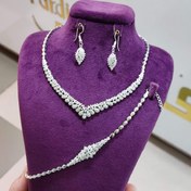 تصویر سرویس جواهری عروس کد ۱۵ 