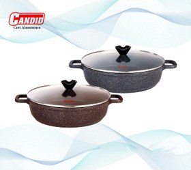 تصویر تابه دودسته گرانیت کلاسیک کاندید رنگ Candid Two Handle Classic Granite Pan