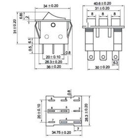 تصویر کلید راکر مدل 3p 