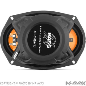 تصویر باند بیضی ۹*۶ ایکس بیس (X-BASS) مدل XB-CH694T7 دو عددی X-Bass Car Speaker XB-CH694T7