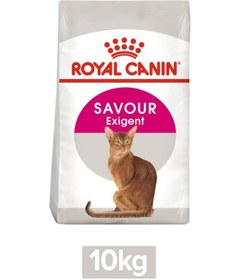 تصویر تغذیه سلامت گربه فیلین ساور اگزینت ۱۰ کیلوگرم برند royal canin Feline Health Nutrition Savour Exigent 10kg