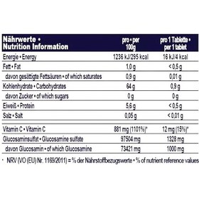 تصویر گلوکزامین + ویتامین سی آیرون مکس 60 قرص Glucosamine+Vitamin C Iron Maxx 60Tablets