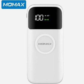 تصویر شارژر همراه بی سیم مومکس مدل Q.Power IP90D ظرفیت 10000 میلی آمپر ساعت Momax Q.Power IP90D Wireless 10000mAh Power Bank