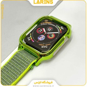 تصویر لارنس | قیمت و خرید بند اپل واچ Loop Sport + Case سایز 44mm كد 41 رنگ Bright yellow 